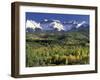 Fall Color and Landscape, Mt. Sneffels Wilderness, Colorado, USA-Gavriel Jecan-Framed Premium Photographic Print