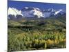 Fall Color and Landscape, Mt. Sneffels Wilderness, Colorado, USA-Gavriel Jecan-Mounted Photographic Print