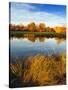 Fall Color and Reflection in the Yakima Arboretum, Yakima, Washington, Usa-Richard Duval-Stretched Canvas