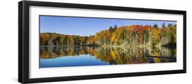 Fall Color at Small Lake or Pond Alger County in the Upper Peninsula, Michigan-Richard and Susan Day-Framed Photographic Print