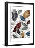 Fall Color Leaves-OnRei-Framed Art Print