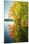 Fall Color Reflections ay Holderness New Hampshire, New England-Vincent James-Mounted Photographic Print