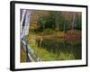 Fall Colors in the Galton Pond, Gralton, Vermont, USA-Joe Restuccia III-Framed Photographic Print