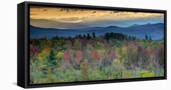 Fall Colors in the White Mountains, New Hampshire-Howie Garber-Framed Stretched Canvas
