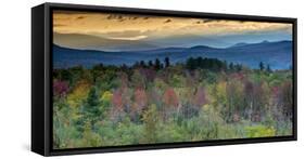 Fall Colors in the White Mountains, New Hampshire-Howie Garber-Framed Stretched Canvas