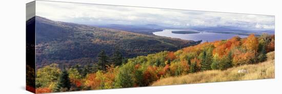 Fall Colors Mooselookmeguntic Lake, ME-null-Stretched Canvas