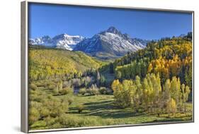 Fall Colors, of Road 7, Sneffle Range in the Background-Richard Maschmeyer-Framed Photographic Print