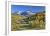 Fall Colors, of Road 7, Sneffle Range in the Background-Richard Maschmeyer-Framed Photographic Print