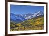 Fall Colors, of Road 7, Sneffle Range in the Background-Richard Maschmeyer-Framed Photographic Print