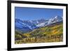 Fall Colors, of Road 7, Sneffle Range in the Background-Richard Maschmeyer-Framed Photographic Print