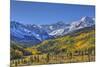 Fall Colors, of Road 7, Sneffle Range in the Background-Richard Maschmeyer-Mounted Photographic Print