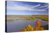 Fall Colors on A Midwest River-wildnerdpix-Stretched Canvas