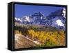 Fall Colors on Aspen Trees, Maroon Bells, Snowmass Wilderness, Colorado, USA-Gavriel Jecan-Framed Stretched Canvas