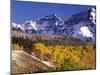 Fall Colors on Aspen Trees, Maroon Bells, Snowmass Wilderness, Colorado, USA-Gavriel Jecan-Mounted Photographic Print