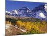 Fall Colors on Aspen Trees, Maroon Bells, Snowmass Wilderness, Colorado, USA-Gavriel Jecan-Mounted Photographic Print