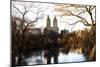 Fall Colors on Central Park-Philippe Hugonnard-Mounted Giclee Print