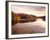 Fall Colors Reflected in Lake, Arkansas, USA-Gayle Harper-Framed Photographic Print