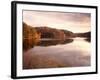 Fall Colors Reflected in Lake, Arkansas, USA-Gayle Harper-Framed Photographic Print