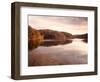 Fall Colors Reflected in Lake, Arkansas, USA-Gayle Harper-Framed Photographic Print