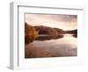 Fall Colors Reflected in Lake, Arkansas, USA-Gayle Harper-Framed Photographic Print