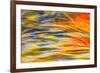 Fall colors reflected in motion blurred view of the Lower Deschutes River, Central Oregon, USA-Stuart Westmorland-Framed Photographic Print