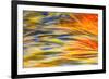 Fall colors reflected in motion blurred view of the Lower Deschutes River, Central Oregon, USA-Stuart Westmorland-Framed Photographic Print