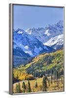 Fall Colors, Road 7, Sneffels Range in the Background-Richard Maschmeyer-Framed Photographic Print