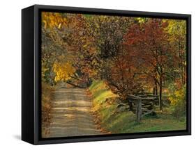 Fall Colors, View Of Country Land, Loudoun County, Virginia, USA-Kenneth Garrett-Framed Stretched Canvas