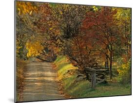 Fall Colors, View Of Country Land, Loudoun County, Virginia, USA-Kenneth Garrett-Mounted Photographic Print