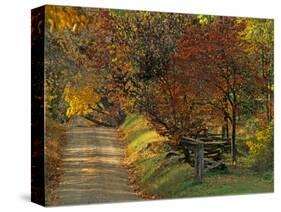 Fall Colors, View Of Country Land, Loudoun County, Virginia, USA-Kenneth Garrett-Stretched Canvas