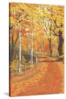 Fall Colors-Lantern Press-Stretched Canvas