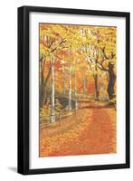 Fall Colors-Lantern Press-Framed Art Print