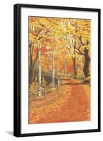 Fall Colors-Lantern Press-Framed Art Print