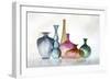 Fall Colour Bottles-Eva Watts-Framed Art Print