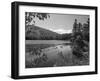 Fall Colours, Moose Pond, with Mount Pleasant in the Background, Maine, New England, USA-Roy Rainford-Framed Photographic Print