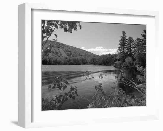 Fall Colours, Moose Pond, with Mount Pleasant in the Background, Maine, New England, USA-Roy Rainford-Framed Photographic Print