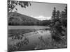 Fall Colours, Moose Pond, with Mount Pleasant in the Background, Maine, New England, USA-Roy Rainford-Mounted Photographic Print