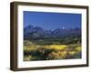 Fall Colours over Denali National Park, Alaska, USA-John Warburton-lee-Framed Photographic Print