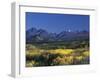 Fall Colours over Denali National Park, Alaska, USA-John Warburton-lee-Framed Photographic Print