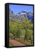 Fall Colours, Telluride, Western San Juan Mountains in the Background-Richard Maschmeyer-Framed Stretched Canvas