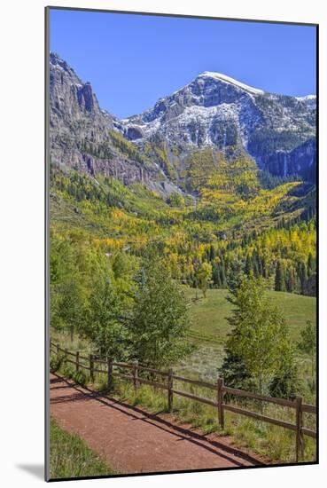 Fall Colours, Telluride, Western San Juan Mountains in the Background-Richard Maschmeyer-Mounted Photographic Print