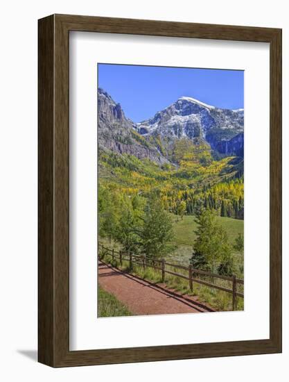 Fall Colours, Telluride, Western San Juan Mountains in the Background-Richard Maschmeyer-Framed Photographic Print