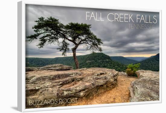 Fall Creek Falls State Park, Tennessee - Buzzards Roost-Lantern Press-Framed Art Print