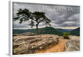 Fall Creek Falls State Park, Tennessee - Buzzards Roost-Lantern Press-Framed Art Print