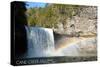 Fall Creek Falls State Park, Tennessee - Cane Creek Falls-Lantern Press-Stretched Canvas