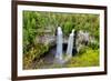 Fall Creek Falls State Park, Tennessee - Fall Creek and Coon Creek Falls-Lantern Press-Framed Art Print