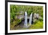 Fall Creek Falls State Park, Tennessee - Fall Creek and Coon Creek Falls-Lantern Press-Framed Premium Giclee Print