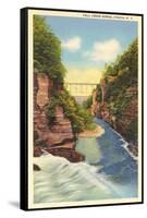 Fall Creek Gorge, Ithaca-null-Framed Stretched Canvas