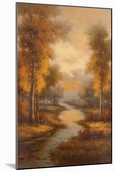 Fall Creek-null-Mounted Art Print