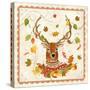 Fall Deer-Fiona Stokes-Gilbert-Stretched Canvas